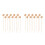 40Pcs Decorative Wavy Rattan Diffuser Refill Sticks for Home Fragrance 8
