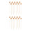 40Pcs Decorative Wavy Rattan Diffuser Refill Sticks for Home Fragrance 9