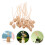 40Pcs Decorative Wavy Rattan Diffuser Refill Sticks for Home Fragrance 11