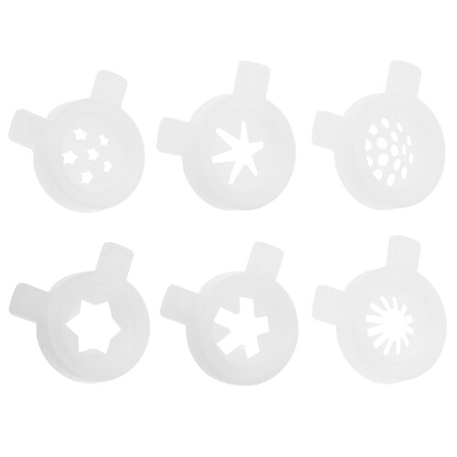 30St Plastic Nozzle Set Voor Commerciële Ijsdecoratie, Wit 2