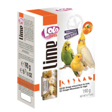 Lolo Pets Lime - Wapienko Kostka Pomarańczowa Xxl Wapienna- Dla Papug 190G