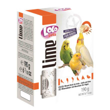 Lolo Pets Lime - Wapienko Z Muszlami Ostryg - Kostka  Xxl Wapienna- Dla Papug 190G