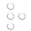 4Pièces Ceintures Métal Vert Turquoise Mode Pour 5