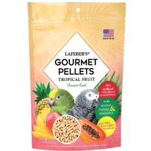 Lafeber Gourmet Pellets - Tropical Fruit - Parrots -Zbilansowany Pokarm: Granulat Z Owocami Dla Dużych Papug 567G