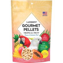 Lafeber Gourmet Pellets - Tropical Fruit - Macaw & Cockatoo - Zbilansowany Pokarm: Granulat Z Owocami Dla Ar I Kakadu 567G