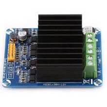 DC5-12V 0A-30A Dual Channel H Bridge Motor Driver Board Module Robot Stepper Driver Controller Board Module for Toy Cars