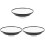 3Pcs Round Single Side Makeup Mirror with Suction Cup for Home Use 4