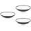 3Pcs Round Single Side Makeup Mirror with Suction Cup for Home Use 8