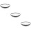 3Pcs Round Single Side Makeup Mirror with Suction Cup for Home Use 11