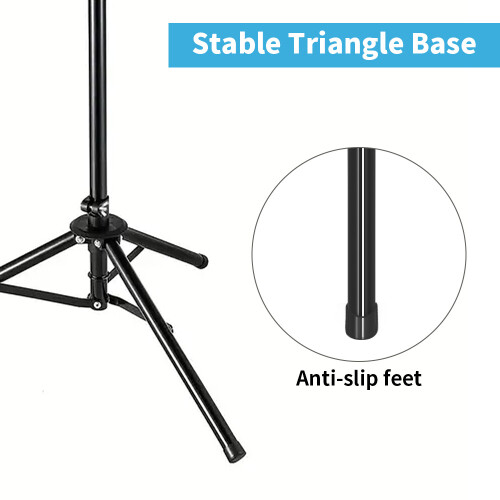 Adjustable Baseball Hitting Triangle Tee with Elastic Top, 70-118cm 2
