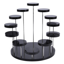 Acryl cupcakehouder/display voor sieraden, taarten, desserts en feestdecoratie.