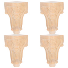 4pcs Furniture Leg Wooden Table Leg Wood Furniture Leg Replacement Couch Foot Short Table Legs Wooden Table Legs Replacement Furniture Legs