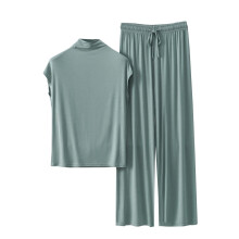 Nachtkleding 2025 Dames zomer tweedelige lounge set met korte mouwen voor bijpassende casual vakantie-outfits en lente-huiskleding