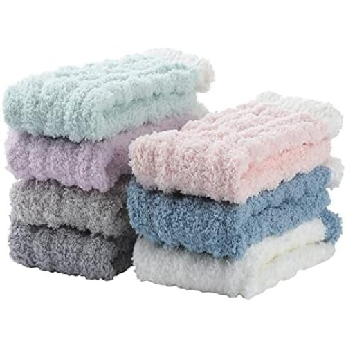 Κάλτσες Fluffy για γυναίκες - Fluffy Socks Women, Γυναικεία άνετη κάλτσα παντόφλα από κοραλί