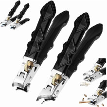Zoerely Orthoclip, Funfany Orthoclip, Coupe-ongles double configuration à embouts obliques et plats, pour ongles épais, pour seniors (A+B)