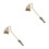 2St Multi Kleuren Kaarsuitblusser Van Zinklegering Met Elegant Design 7