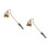 2St Multi Kleuren Kaarsuitblusser Van Zinklegering Met Elegant Design 10
