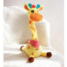 Dansende, pratende giraffe – Opnemen en herhalen, zingende interactieve pluche voor peuters – Geschikt om mee te spelen