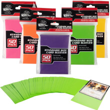 Protectors Standard kártyatokok (250 db-os csomag, 66x91 mm) – Élénk többszínű, kompatibilis gyűjthető TCG-kkel, sportkártyákkal és