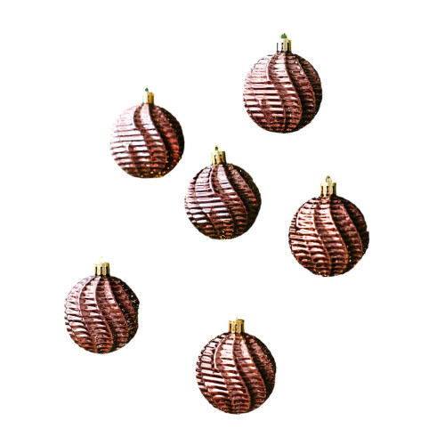 6-delat set med julgranskulor 1