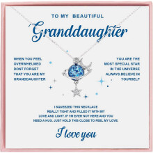 Ketting voor mijn lieve dochter/kleindochter – "Jij bent de meest bijzondere ster in het universum" – Cadeau van mama, papa, oma of opa