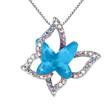 Halsketting met vlindermotief, prachtige vlinderhanger, verjaardags- of kerstcadeau voor je vrouw, Valentijnsdagcadeau
