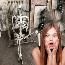 27,6" Halloween-luurankokoriste – luonnollisen kokoinen kummitusrekvisiitta sisä- ja ulkojuhliin, yhteensopiva Halloween-alennusmyyntien kanssa