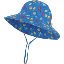 Baby Sun Hat Toddler Beach Swim Hats UPF 50+ Summer Bucket Hat Kids Infant Wide Brim Adjustable Sun Hat for Baby Boy Girls
