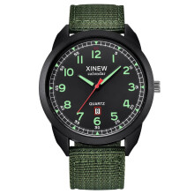 Waterdicht nylon quartzhorloge voor heren, compatibel met GBD-H1000 & GSWH1000-1, voor verpleegkundigen, senioren en sporters.