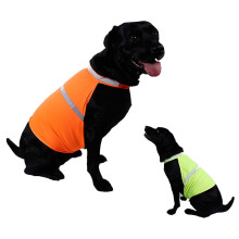 Colete Refletivo Ajustável para Cães, Jaqueta de Segurança para Caça, Colete de Alta Visibilidade (Amarelo Fluorescente, Tamanho P)