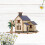 Ornement Maison En Bois Artisanat Manuel Décor 5