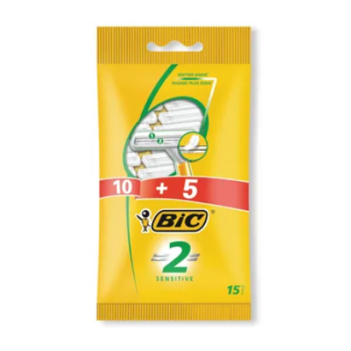 BIC Bic 2 Disposable Razor 10+5 (Pack of 15) 905089 2