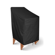 Housse imperméable pour chaise d'extérieur, housse pour chaise de patio à dossier haut, anti-UV, résistante au vent, à la neige et à la