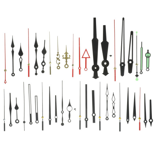 Homoyoyo15Sets Ποικιλία σίγασης δεικτών ρολογιού για κατασκευές, επισκευές ρολογιών