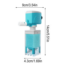5-in-1 Submersible Aquarium Filter with Oxygenation, Wave Creation, Backflow Prevention, Silent 1500L/H Pump