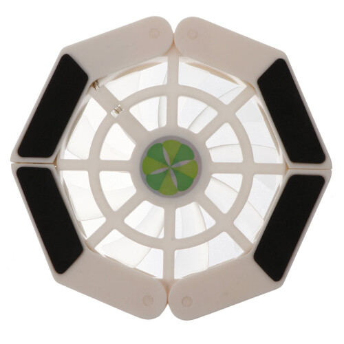 BESTYASH 1Pc Multi-Function Laptop Cooler Fan White Plastic Mute Cooling Fan for Computer CPU