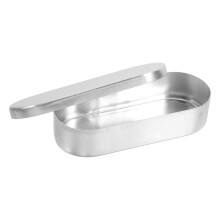 Opbergdozen voor knutselspullen, elegant uiterlijk, zilverkleurig, 1 set