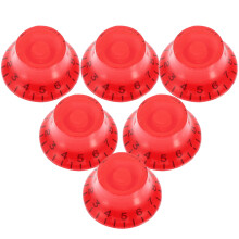 merkloos 6 stuks basgitaar volumeknop potentiometer gitaar volume dop live performance accessoire