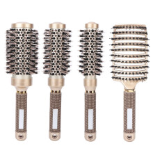 Set de perii rotunde Ymiko, set de 4 perii de păr profesionale, perie de păr în formă de arc, perie rotundă pentru uscare cu foehnul, ondulare,