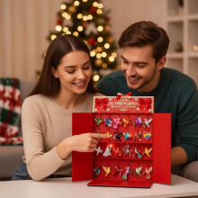 Adventskalender met kolibries en 24 unieke ornamenten