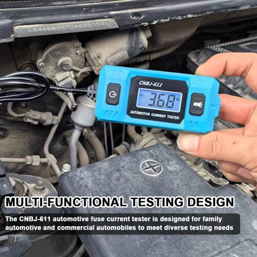 Tester, με εργαλείο ελέγχου ασφαλειών οθόνης LCD και ασφάλεια Cnbj-611Car Tester