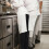 2Pcs Black Chef Pants Breathable Easy Wash Polyester-Cotton Workwear 6