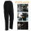 2Pcs Black Chef Pants Breathable Easy Wash Polyester-Cotton Workwear 9