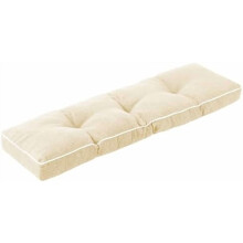 Bench Cushion with Memory Foam 42x16 in Beige