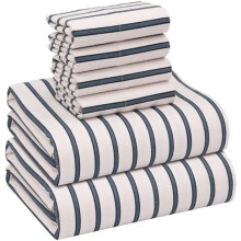100% Cotton Flannel Sheet Set Queen 6-Piece
