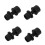 Nylon motorsykkelskiltskruer, 4-pakning 5