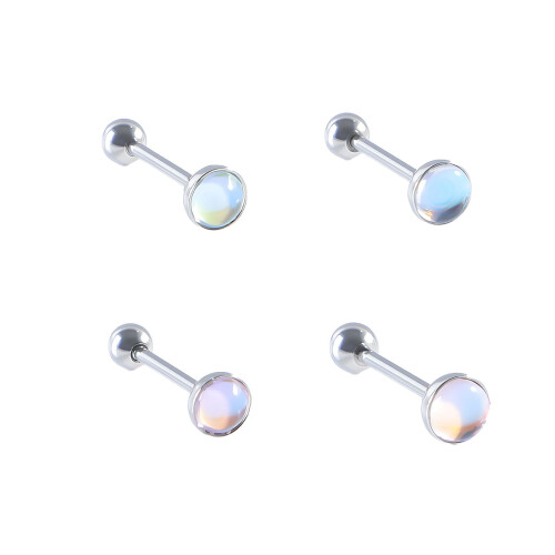 DESIGNICE4 τεμάχια Δαχτυλίδια Γλώσσας, Κοσμήματα Piercing, Κοσμήματα Σώματος, Style66