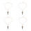 4St Dubbele Kruis Hanger Decoratie 7
