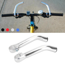 1 pereche de extensii de ghidon din aliaj de aluminiu pentru ghidon de bicicletă de munte, capete de ghidon, 22,2 mm, -