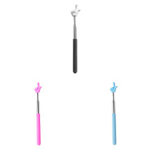 3PCS Telescopic Finger Pointer Stick, Stainless Steel, Retractable, Durable Classroom Auxiliary Tool, Compatible with Teachers